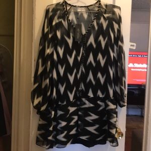 Selling a elegant dress Rachel Zoe, size L,